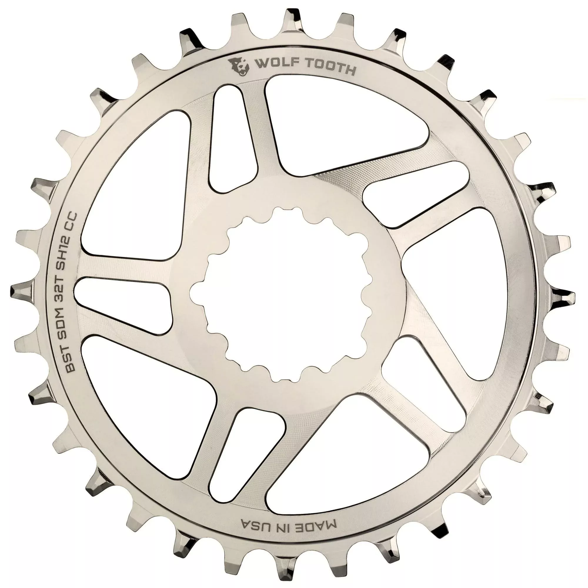 Direct Mount Chainrings for Cane Creek and SRAM Cranks for Shimano 12spd Hyperglide+ Chain