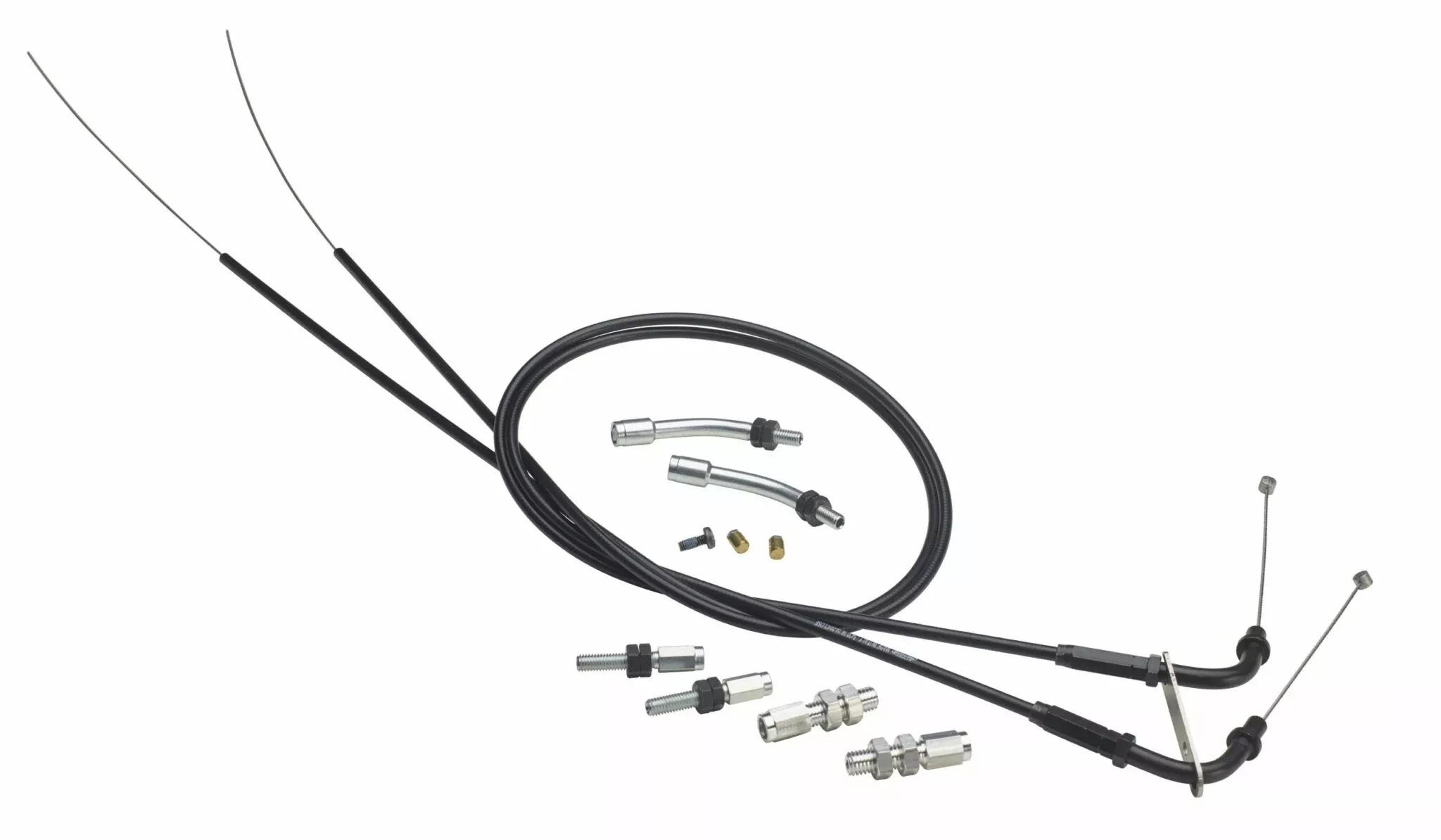 Domino Racing XM2 Universal Throttle Cable Kit – Push/Pull, Braided Steel