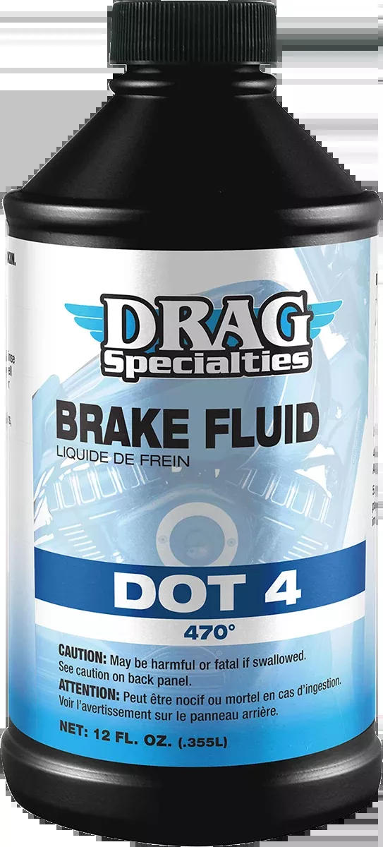 Drag Specialties DOT 4 Brake & Clutch Fluid – 12 fl oz | MPN 200184