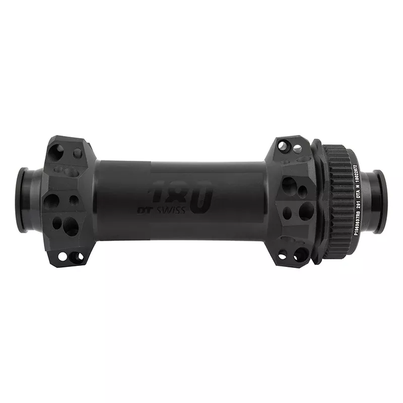 DT Swiss 180 Front Hub - 15 x 110mm Center-Lock Black 28h Straight Pull