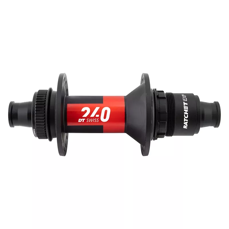 DT Swiss 240 EXP Rear Hub - 12 x 148mm Center-Lock XD Black/Red 32H 36pt