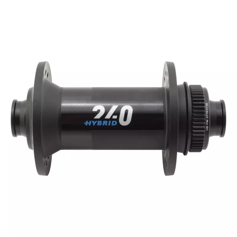 DT Swiss 240 Hybrid Front Hub - 15 x 110mm Center-Lock Black 32H