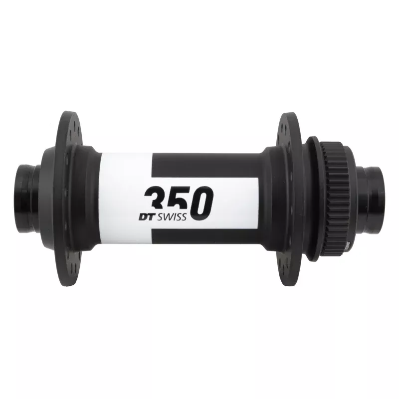 DT Swiss 350 Front Hub - 15 x 110mm Center-Lock Black 28H