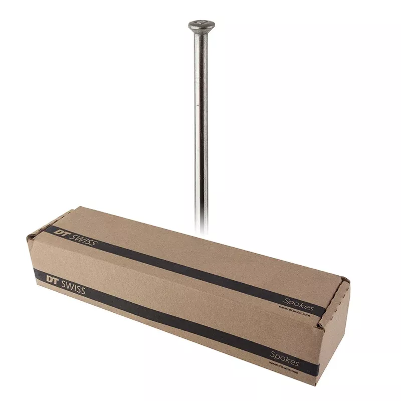 DT Swiss Champion Spoke: 2.0mm Blanks 315mm Straight Pull Silver Box of 100