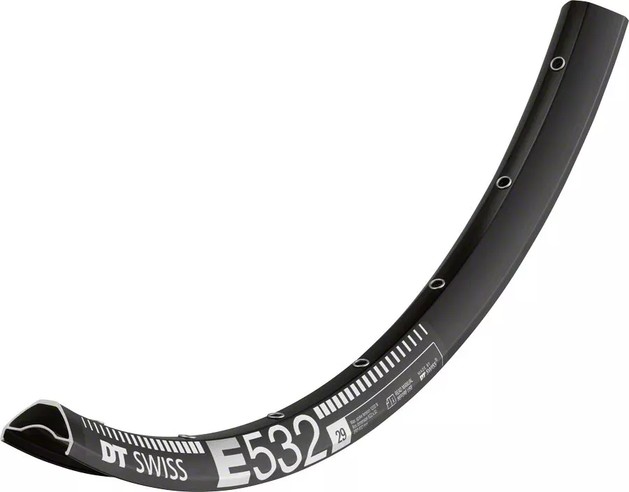 DT Swiss E 532 Rim - 29" Disc Black 32H