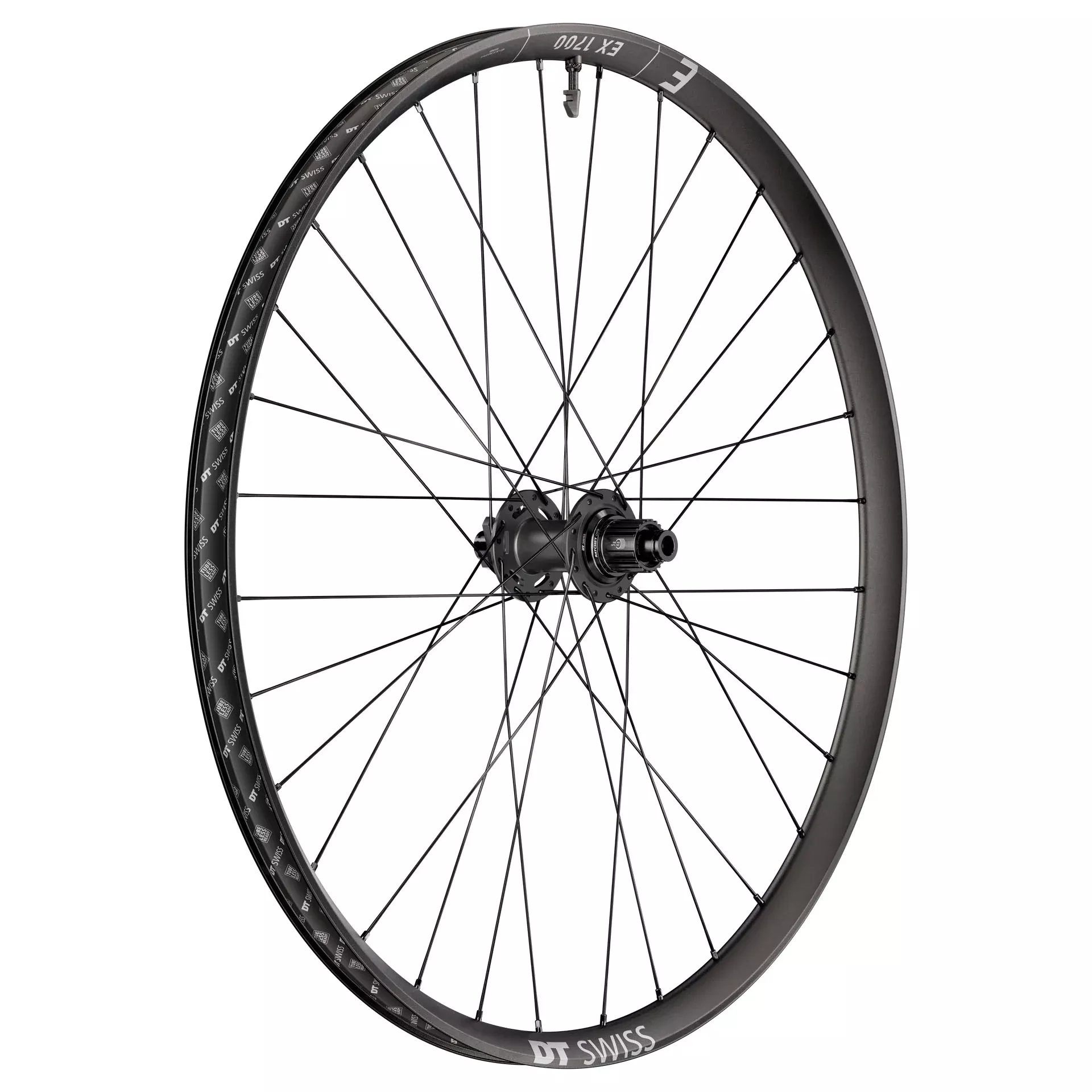 DT Swiss EX 1700 Classic 30 Rear Wheel - 27.5" 12 x 148mm 6-Bolt Micro Spline DEG 72 DF BLK