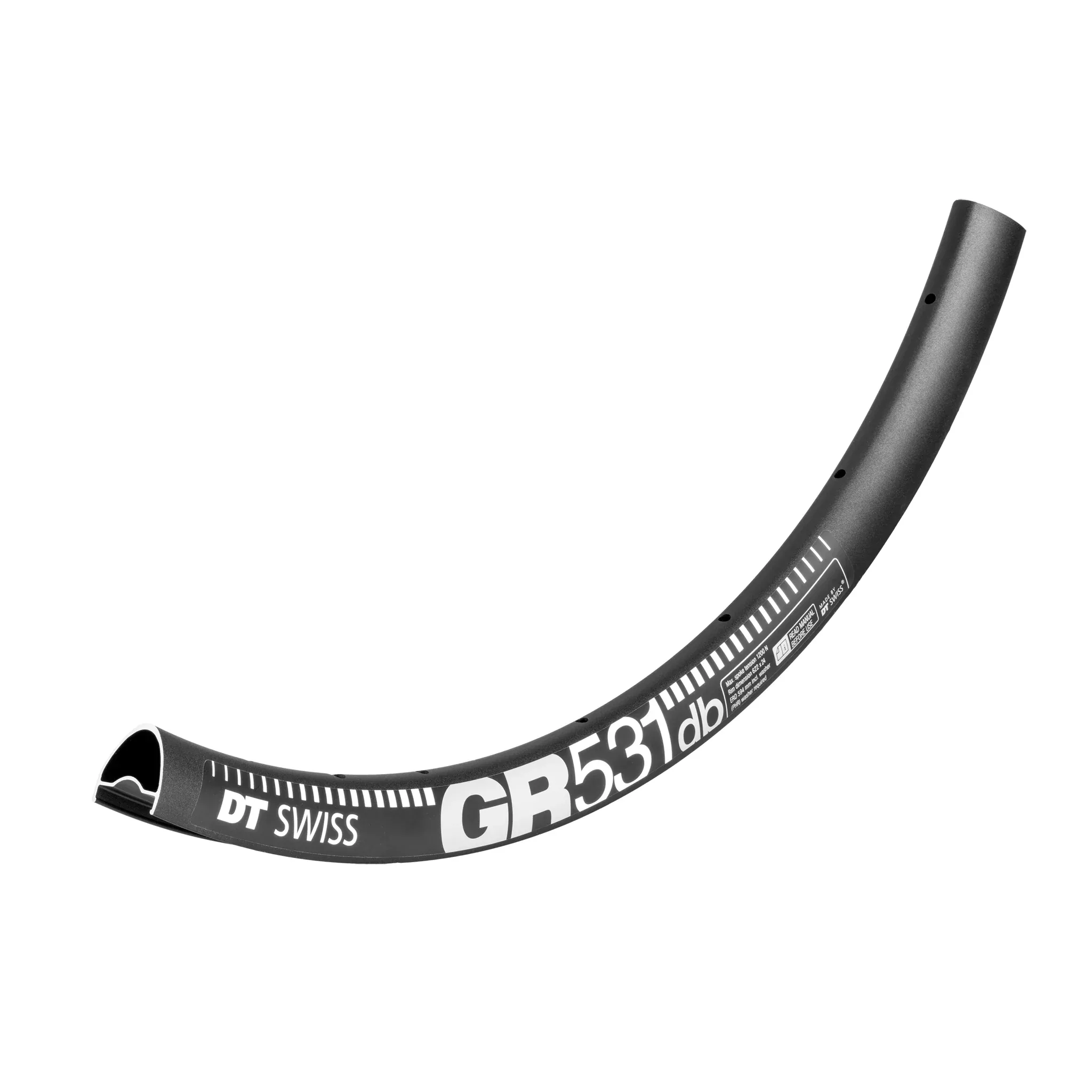 DT Swiss GR 531 Rim - 650b Disc 28h Black