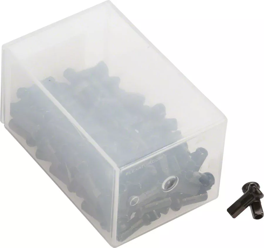 DT Swiss Pro Head Brass Nipples: 2.34 x 14mm Black Box of 100