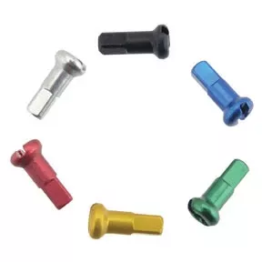 DT Swiss Standard Spoke Nipples - Aluminum 2.0 x 12mm Gold Box of 100