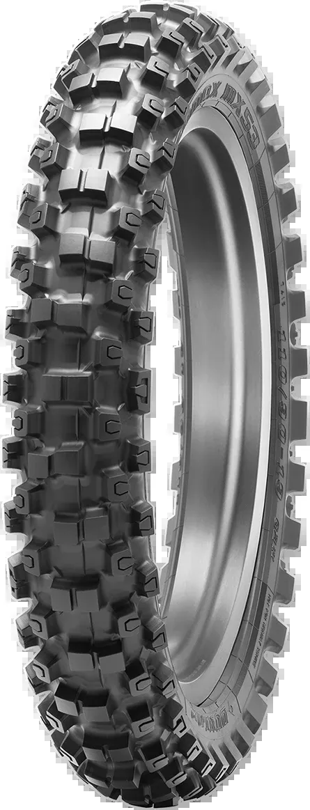 Dunlop Geomax MX53 Motocross Tire – Front & Rear | Intermediate to Hard Terrain