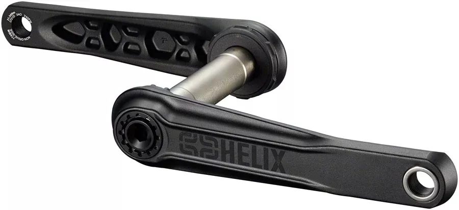 e*thirteen Helix Core Crankset - 165mm 73mm 24mm Spindle e*thirteen P3 Connect Interface BLK