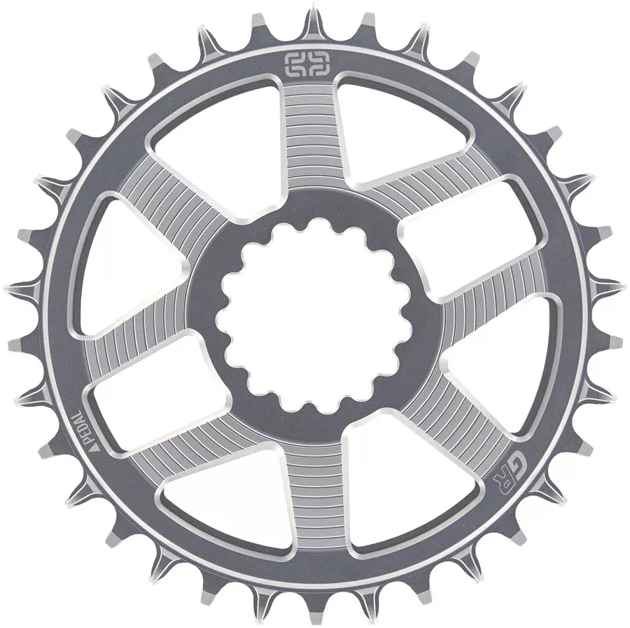 e*thirteen Helix Race GR Direct Mount Chainring - 34t For use Helix Race GR Crank BLK
