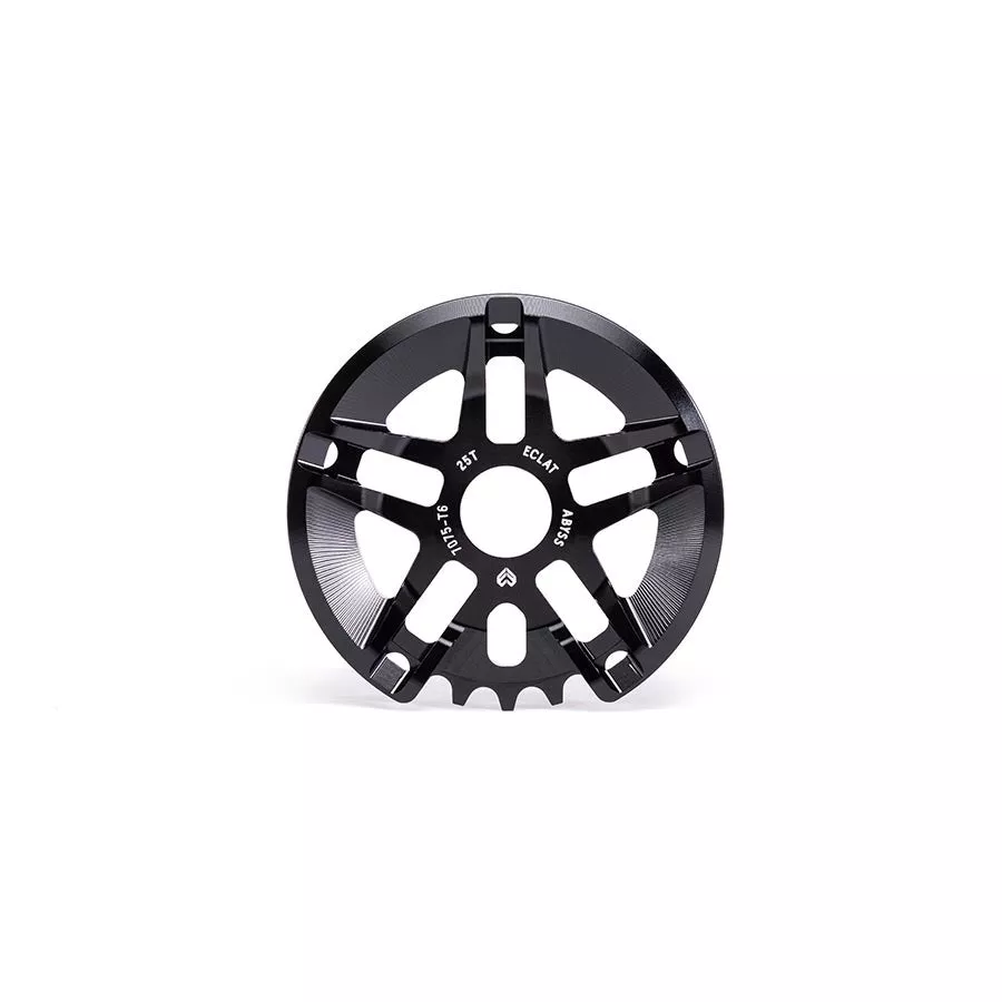 Eclat Abyss Guard Chainring Teeth: 25 7075-T6 Aluminum Black