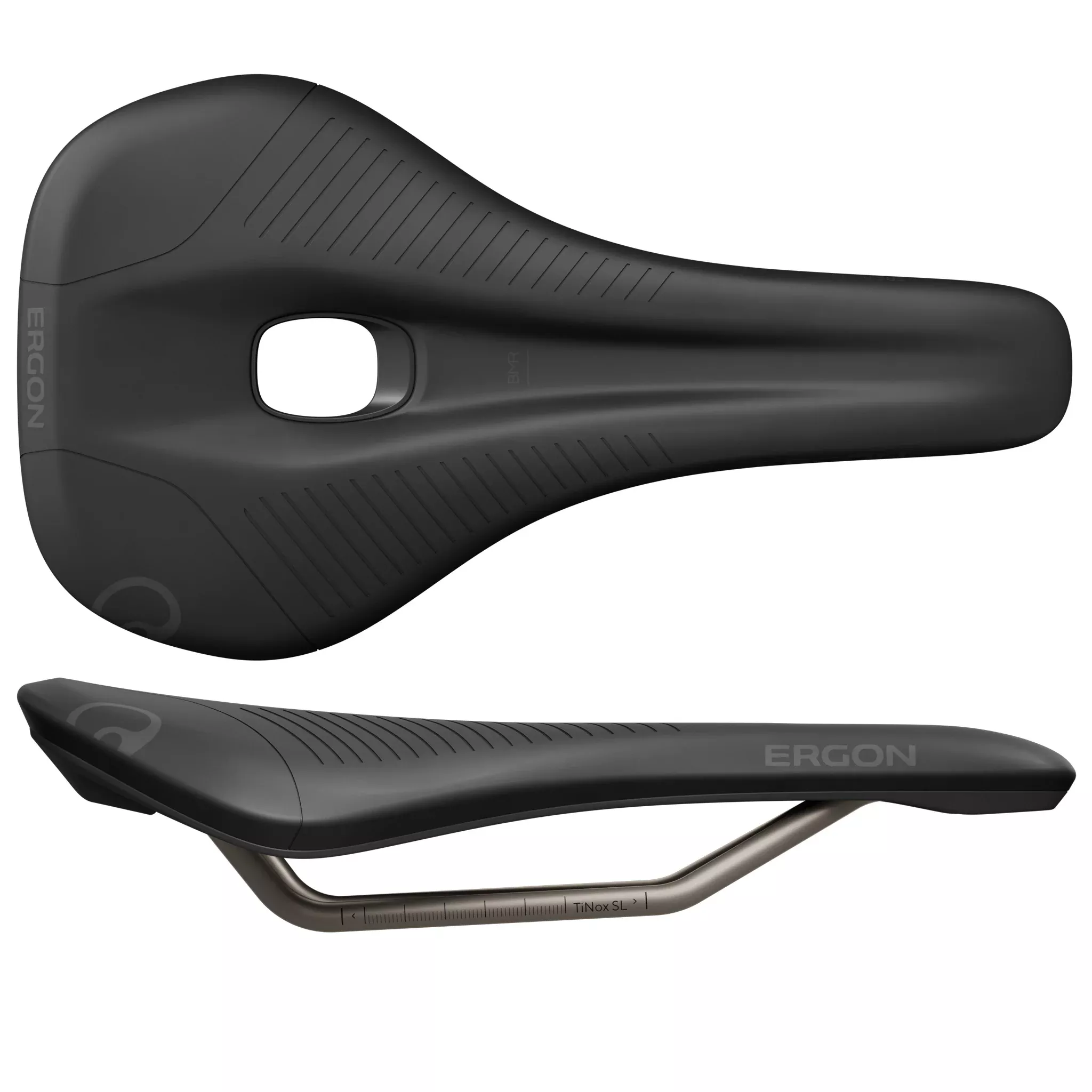 Ergon SRS Pro Saddle - TiNox SL Black Men's Small/Medium