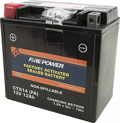 Factory Activated Sealed Battery CTX14H