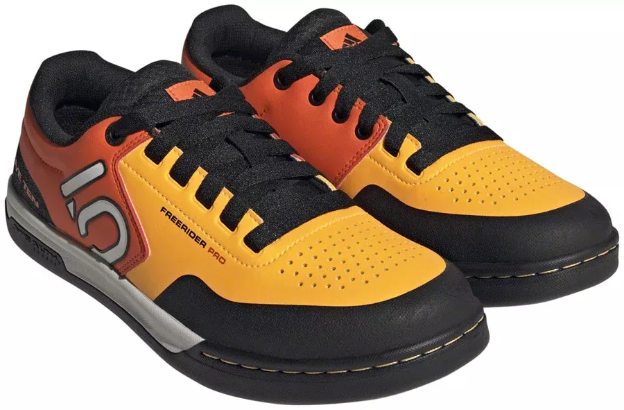 Five Ten Freerider Pro Flat Shoes - Men's Solar Gold/Ftwr White/Impact Orange 7