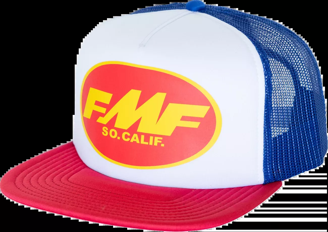 FMF Big Pro Trucker Hat - White HO25196901WHT