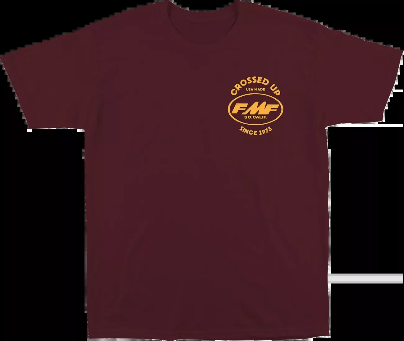 FMF Crossed Up T-Shirt - Maroon, Medium - SP24118901MRNMD
