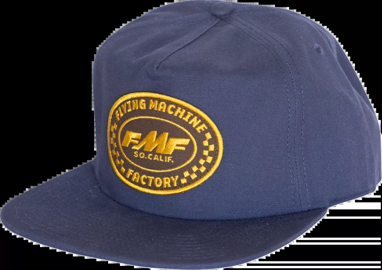 FMF Factory Flag Hat - Navy (Part Number: FA25196909NVY)