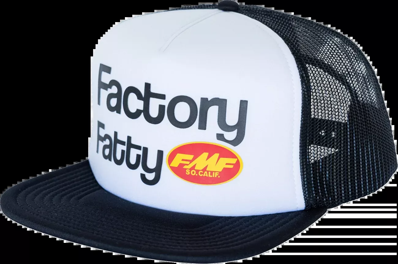FMF Fatty Trucker Hat - White HO25196905WHT