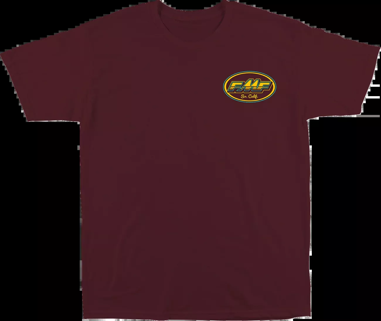 FMF Golden Stay T-Shirt - Maroon, Small, SP24118904MRNSM