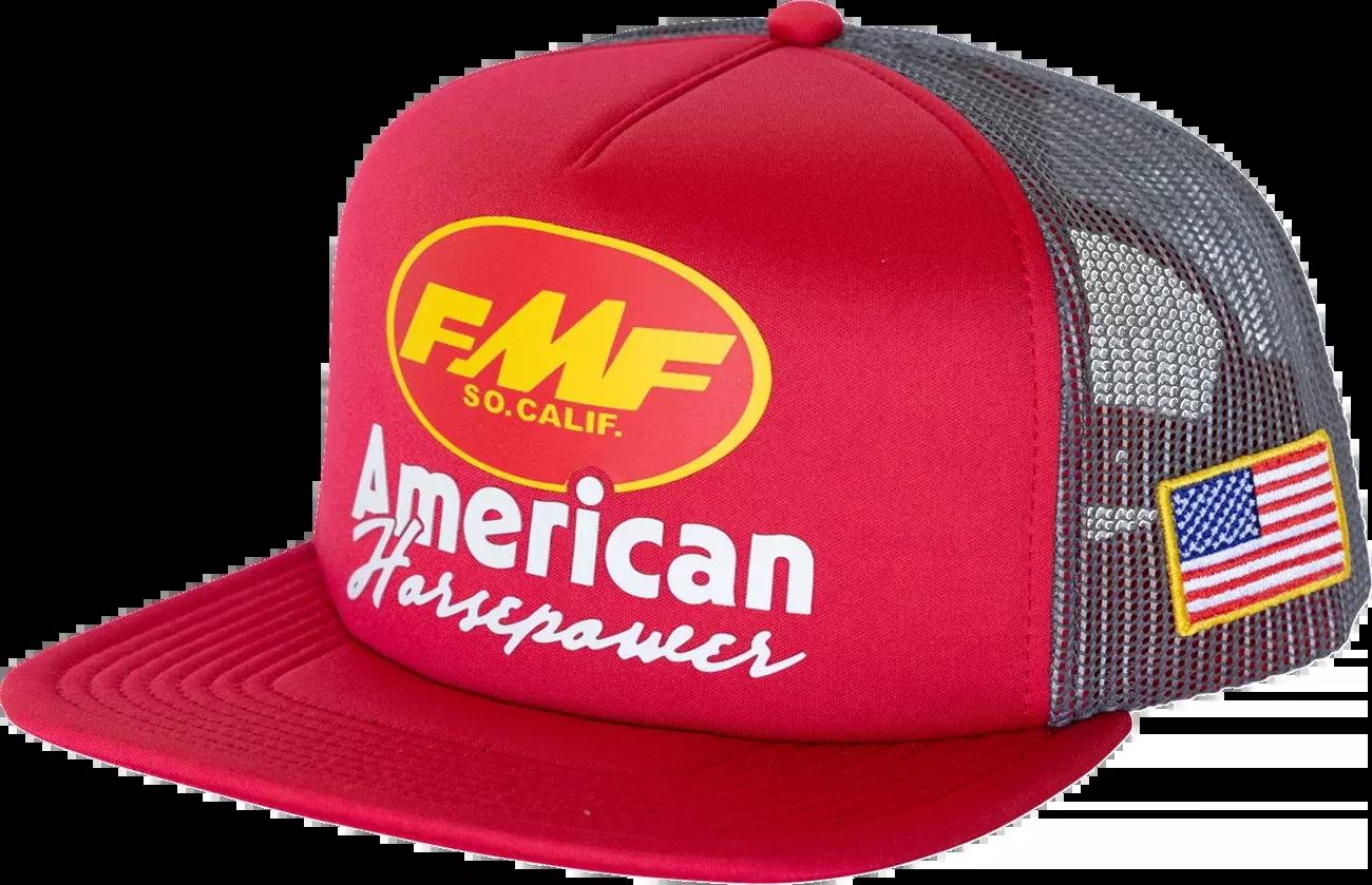 FMF Pony Power Trucker Hat - Red HO25196902RED