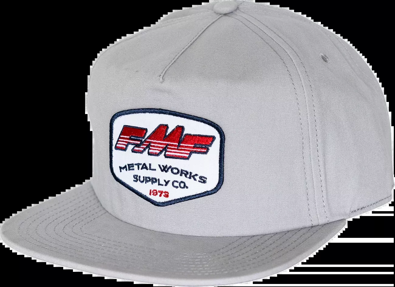 FMF Supplier Hat Gray SU25196907GRY - Classic Damask Woven Label Cap
