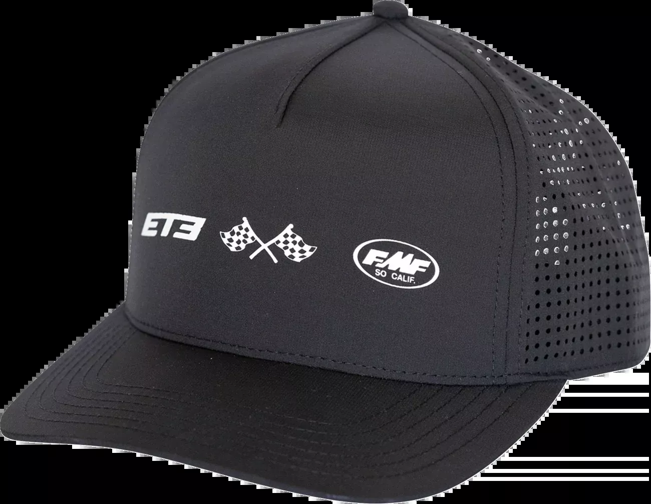 FMF Tomac Horizon Black Mesh Snapback Hat - SP25196913BLK