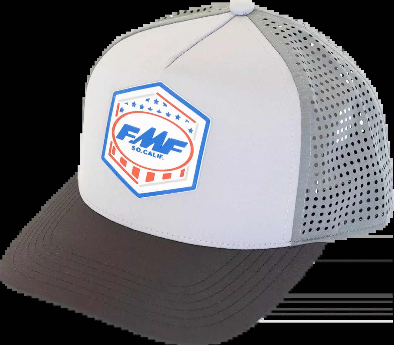 FMF United Hat Gray SU24196905GRY - Stylish and Functional Cap with Air Mesh Sides