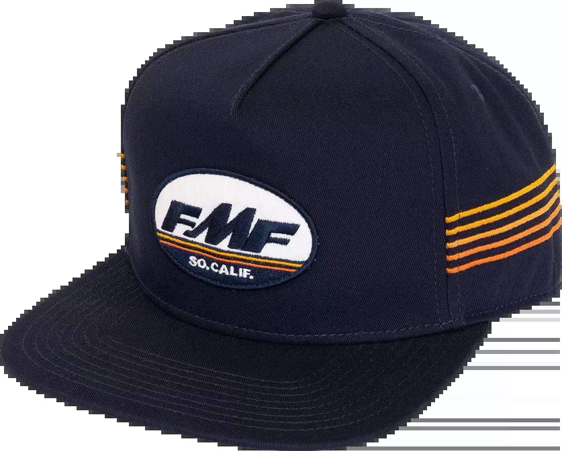 FMF Verve Navy Hat with Embroidered Patch and Panel Design
