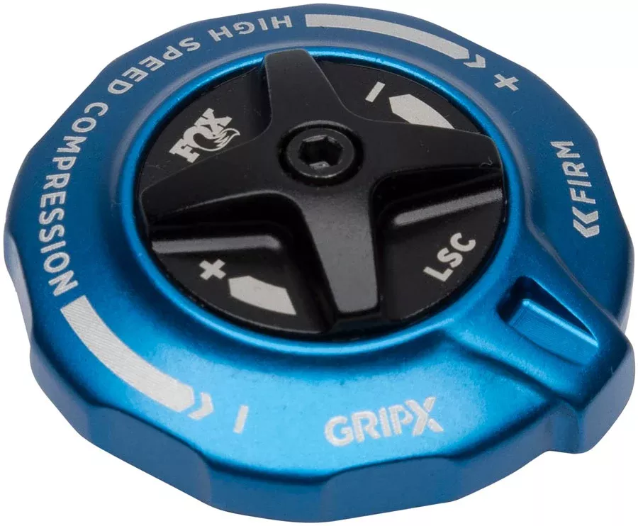FOX GRIP X Top Cap Interface Parts - 2025HSC / LSC Blue Ano