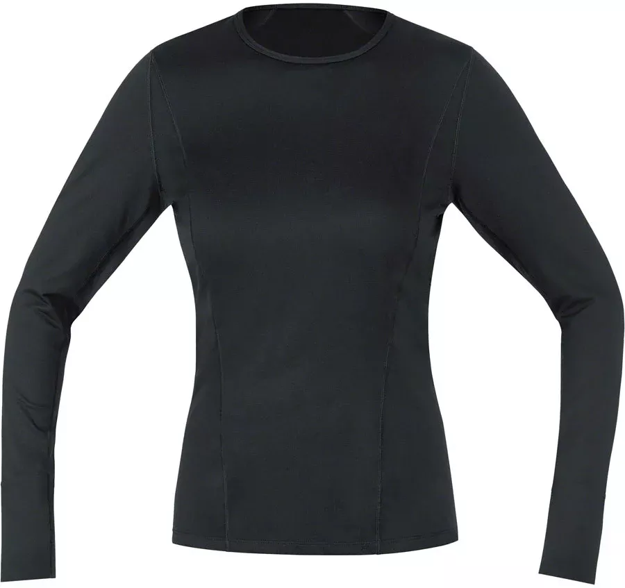 Gorewear M Base Layer Long Sleeve Shirt - Black Women's Small