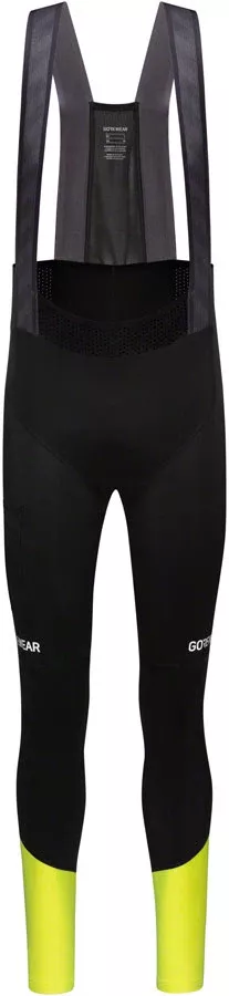 Gorewear Spinshift Thermo Bibs + - Black/Yellow Men's Large/X-Large