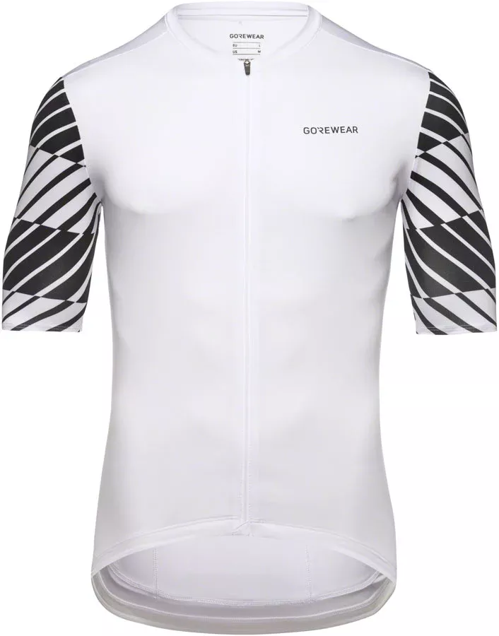 Gorewear Swiftride Optical Jersey - White/Black Men's X-Large