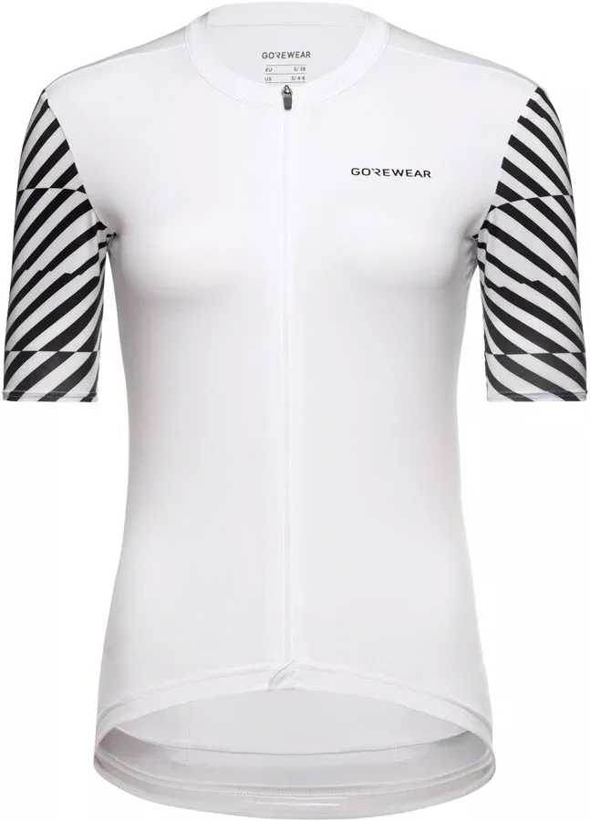 Gorewear Swiftride Optical Jersey - White/Black Women's Medium