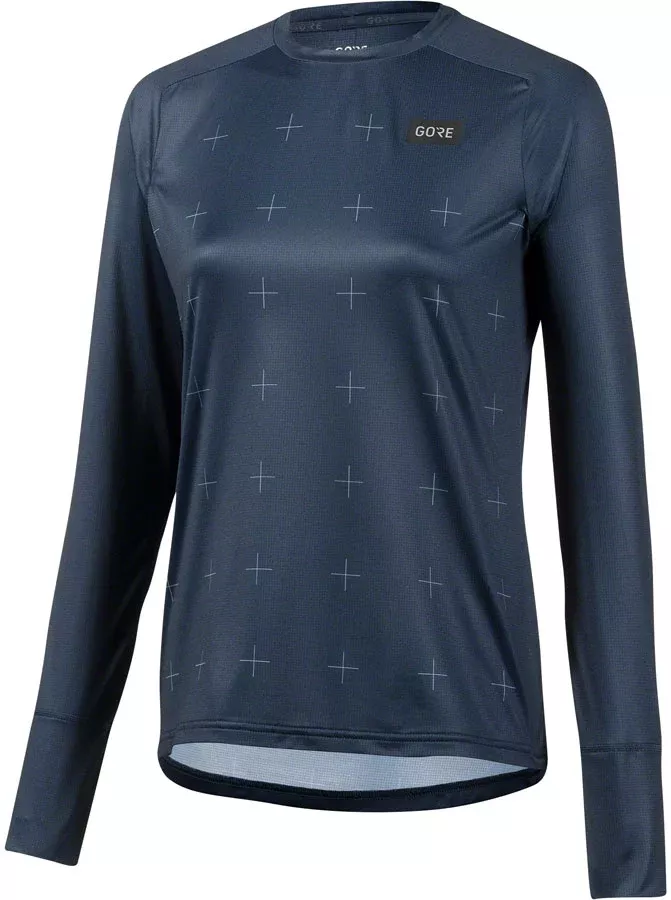 Gorewear Trail KPR Daily Jersey - Long Sleeve Orbit Blue Women's Large