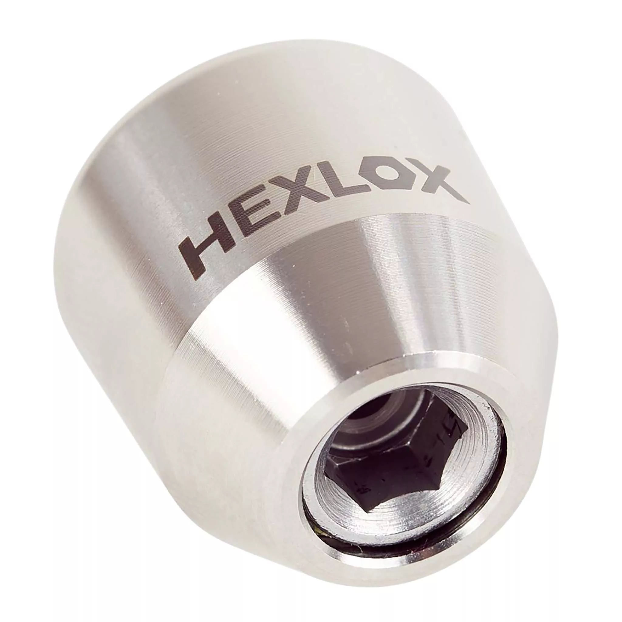 Hexlox Hexnut Axle Nut M10 Rear Silver