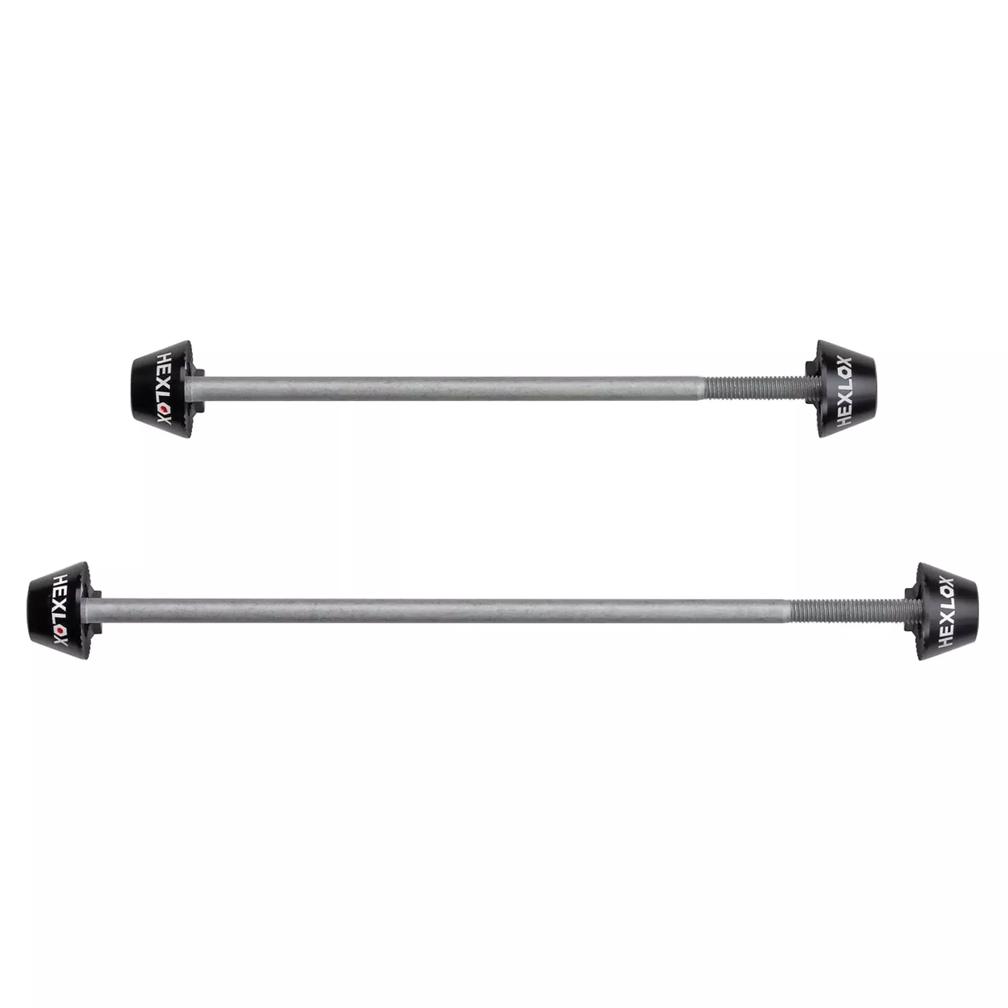 Hexlox Wheel Skewer MTB F/R Set Black
