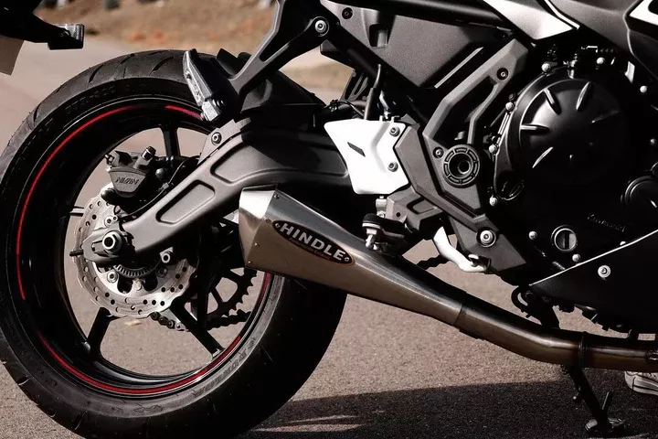 Hindle Evolution Megaphone Full System — Kawasaki Ninja 650 / Z650