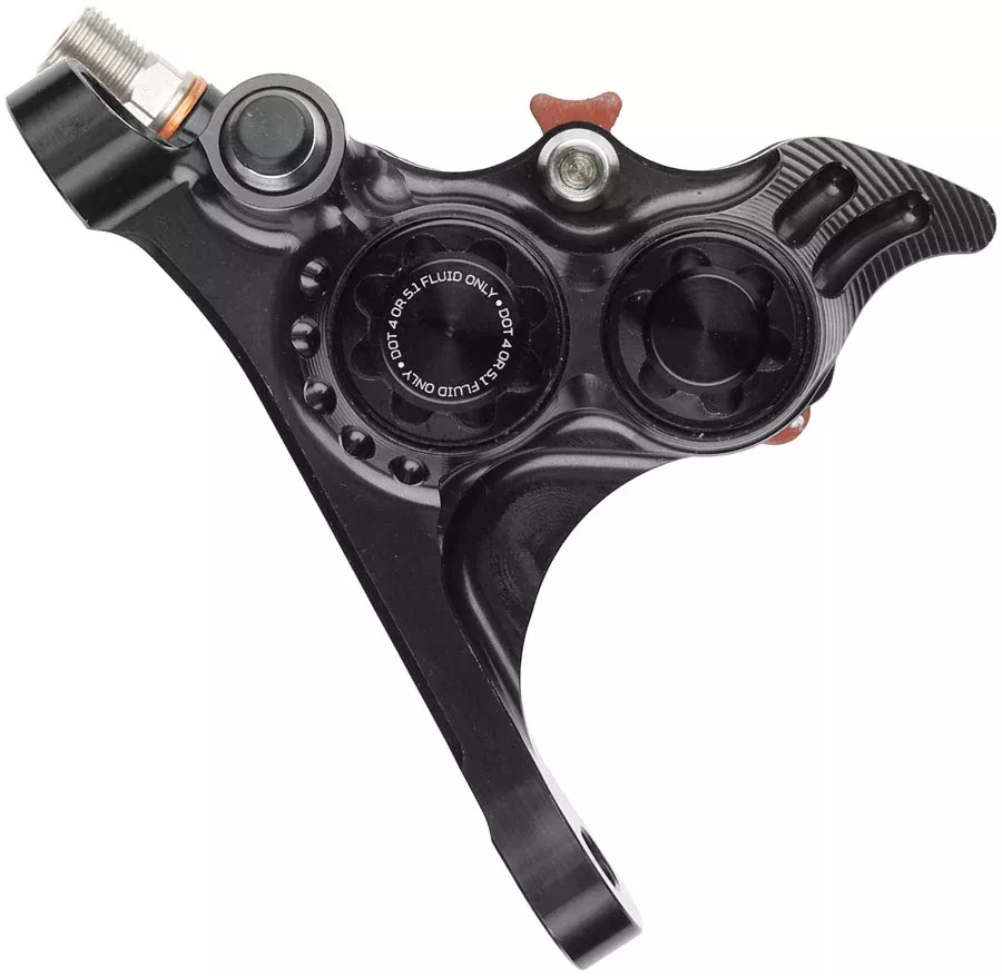 Hope RX4+ SL Disc Brake Caliper - Front Flat Mount Direct +20mm DOT Type BLK
