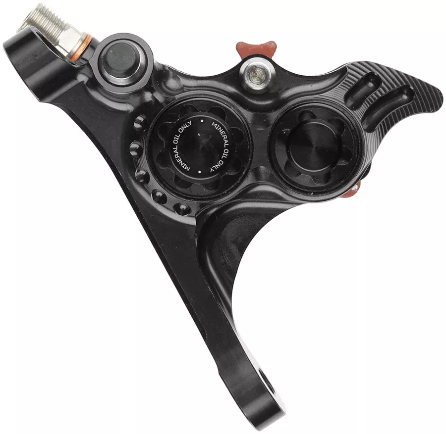 Hope RX4+ SL Disc Brake Caliper - Front Flat Mount Direct +20mm Mineral Oil Type BLK