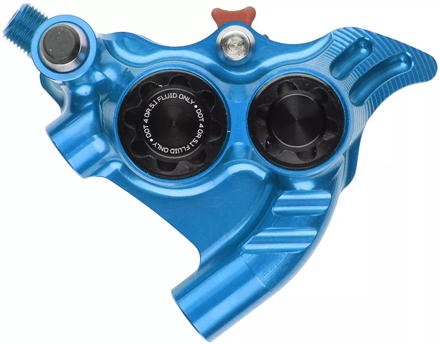 Hope RX4+ SL Disc Brake Caliper - Rear Flat Mount Direct +20mm DOT Type Blue