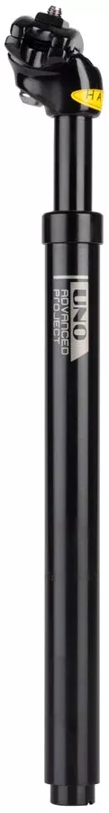 Kalloy Uno Comfort Sus Seatpost 27.2 x 350mm Black