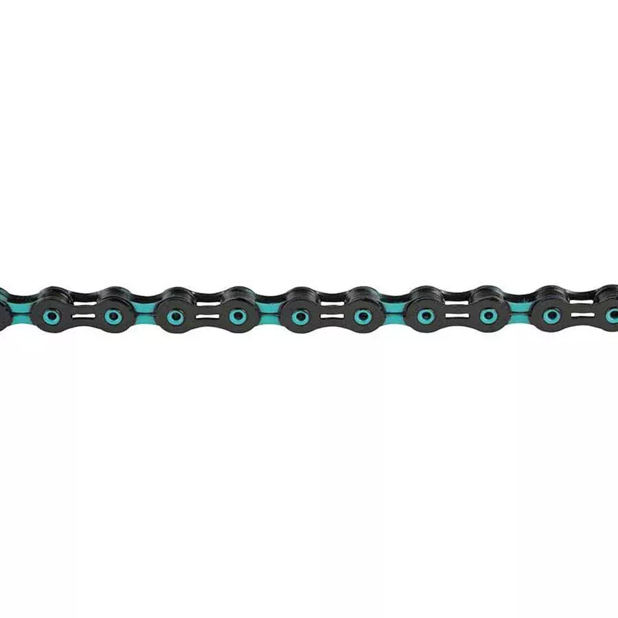KMC DLC 11 Chain - 11-Speed 118 Links Black/Celeste