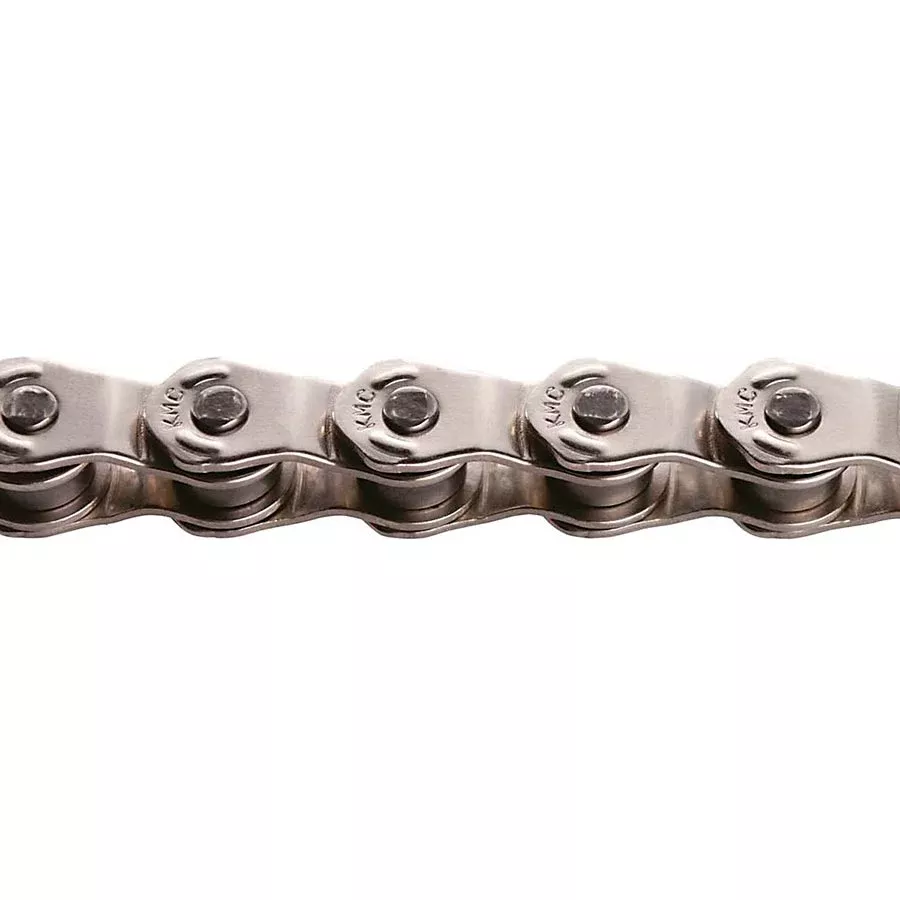 KMC HL1 Narrow Chain - Single Speed 3/32" 100 Links Half Link Chain Silver