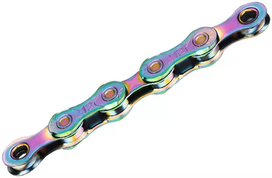 KMC X12 Waxed Chain - 12-Speed 126 Links Aurora Blue