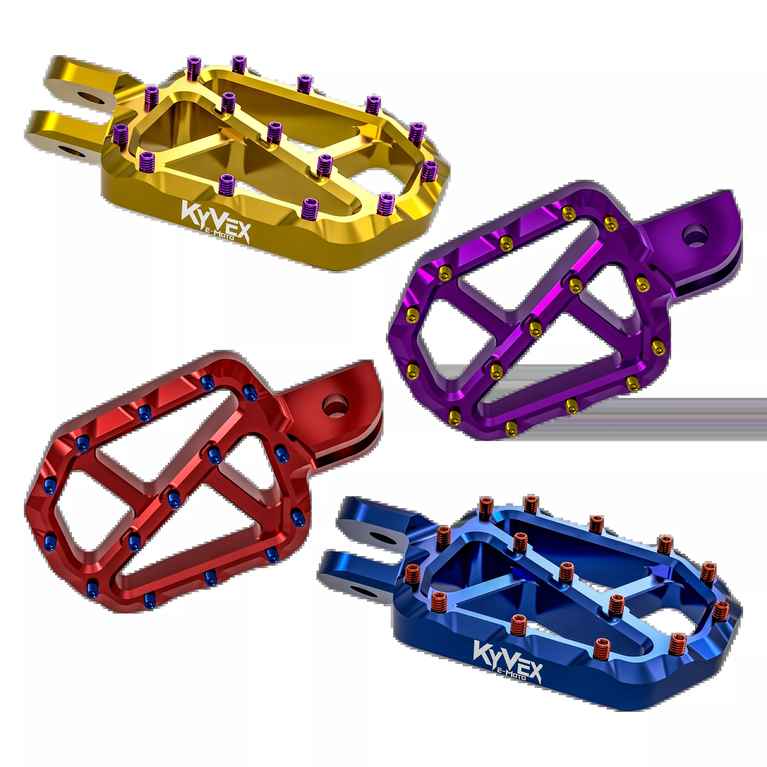 KyVex Billet Wide Foot Pegs