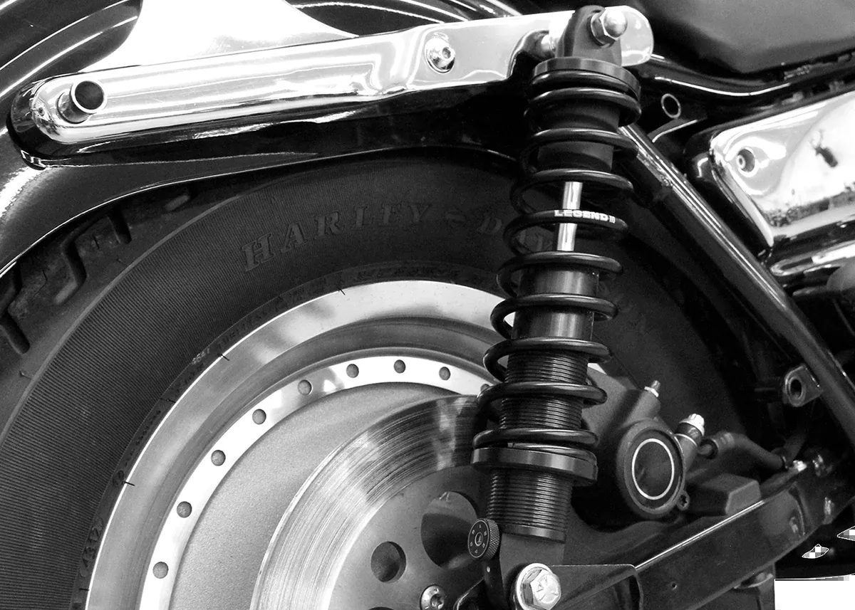 LEGEND SUSPENSION, Legend Suspension REVO-A Adjustable FXR Coil Suspension - 13 inch - Heavy-Duty - Gloss Black (Part Number: 1310-1110)