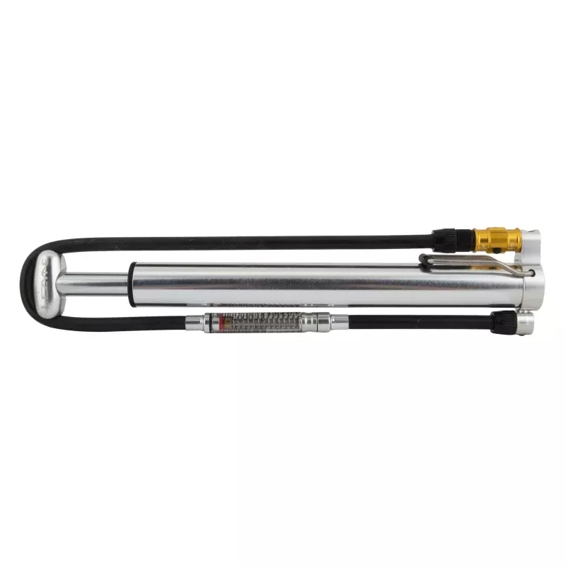 Lezyne Micro Floor Drive HVInline 90psi Alloy Silver
