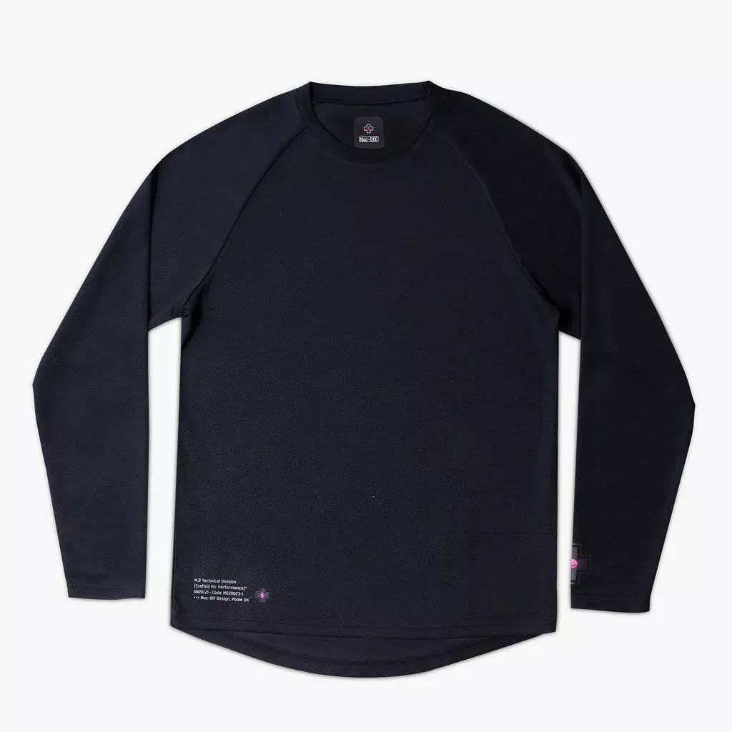 Long Sleeve Mountain Bike Jersey - Black - L